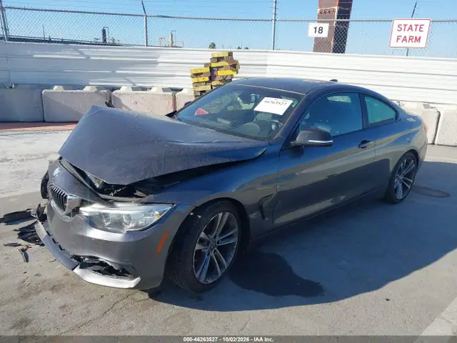 WBA3N7C54EK222015 — 2014 BMW 428I, фото 2 с аукциона IAAI 14.10.2026, Передняя часть