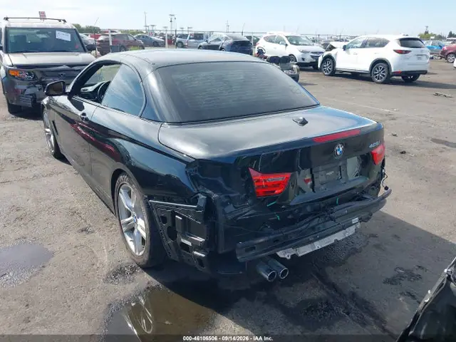 WBA3V7C52G5A25252 — 2016 BMW 428I, фото 3 с аукциона IAAI 14.10.2026, Задняя часть