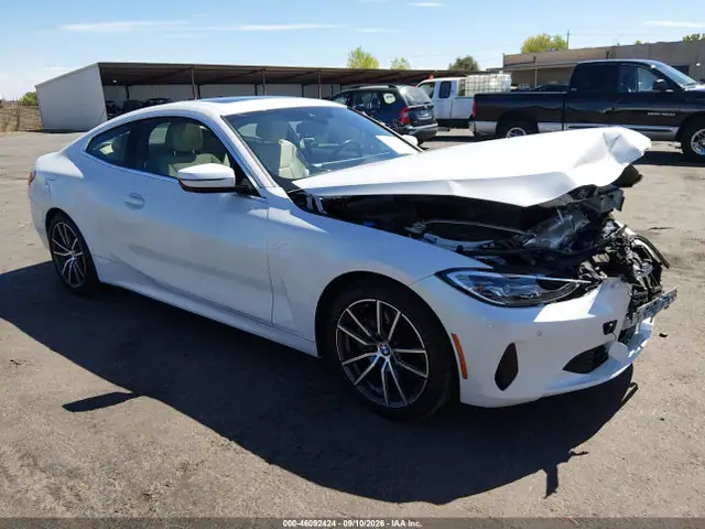 WBA73AP03RCN56605 — 2024 BMW 430I Xdrive, Передняя часть (Front End), фото до ремонта