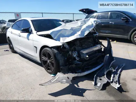 2017 BMW 430I Gran Coupe VIN WBA4F7C58HG786114 фото 1