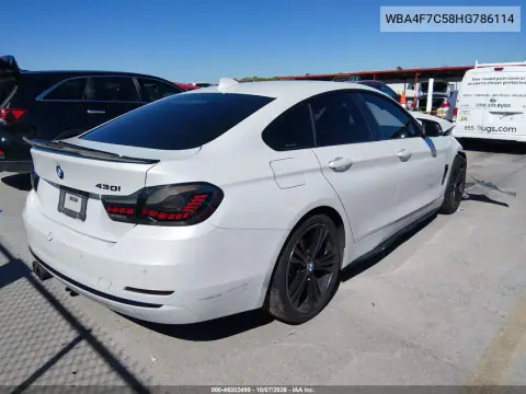 2017 BMW 430I Gran Coupe VIN WBA4F7C58HG786114 фото 4
