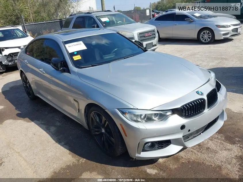 WBA4E5C59HG188718 — 2017 BMW 4ER, фото 2 с аукциона IAAI, Передняя часть