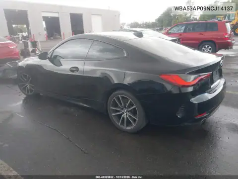 2022 BMW 430I VIN WBA53AP09NCJ14137 фото 4