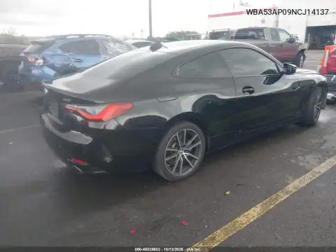 2022 BMW 430I VIN WBA53AP09NCJ14137 фото 5