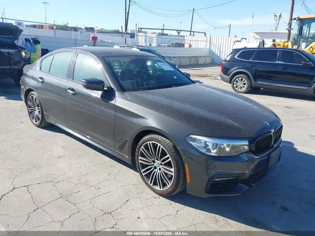 WBAJA9C56JB249693 BMW 530E Iperformance 2018 — повреждение Задняя часть, фото до ремонта
