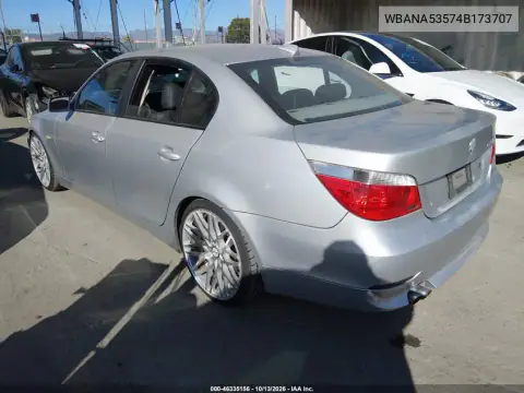 WBANA53574B173707 — 2004 BMW 5ER, фото 4 с аукциона IAAI, Передняя часть