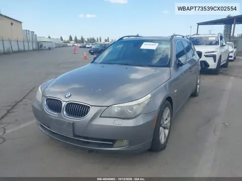 2009 BMW 535I xDrive VIN WBAPT73539CX02554 фото 3