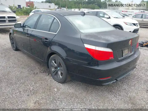 2010 BMW 528I VIN WBANU5C52AC126517 фото 3