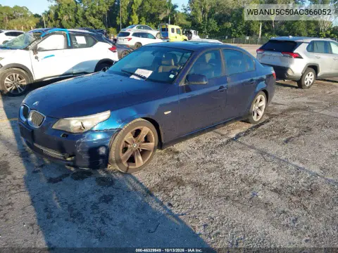 2010 BMW 528I VIN WBANU5C50AC366052 фото 3