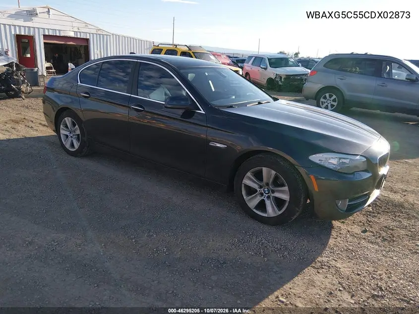 2012 BMW 528I VIN WBAXG5C55CDX02873 фото 2
