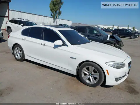 WBAXG5C59DDY30616 — 2013 BMW 5ER, Передний левый, фото до ремонта
