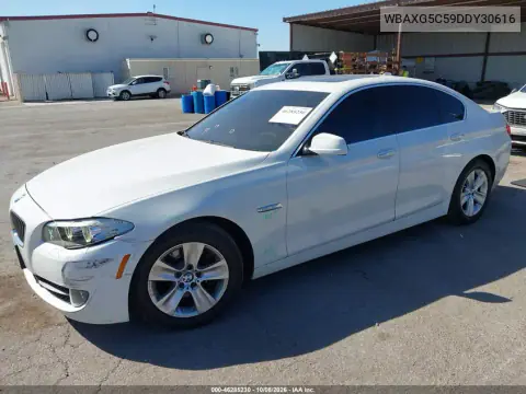 2013 BMW 528I VIN WBAXG5C59DDY30616 фото 3