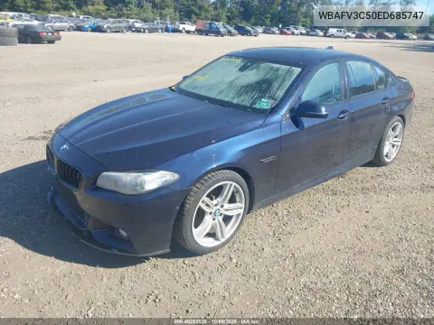 2014 BMW 535D xDrive VIN WBAFV3C50ED685747 фото 2