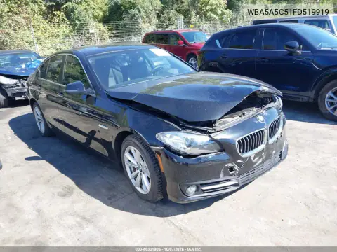 WBA5A5C51FD519919 — 2015 BMW 5ER, Передняя часть, фото до ремонта
