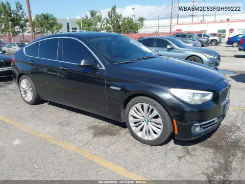 WBA5M2C53FGH99222 — 2015 BMW 5ER, Повреждение двигателя, фото до ремонта