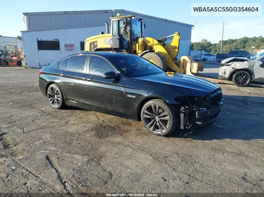 2016 BMW 528I VIN WBA5A5C55GG354604 фото 2