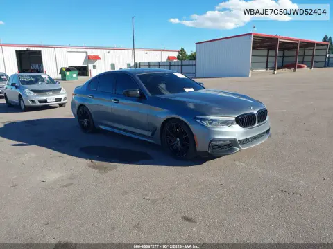 WBAJE7C50JWD52404 — 2018 BMW 5ER, Град, фото до ремонта