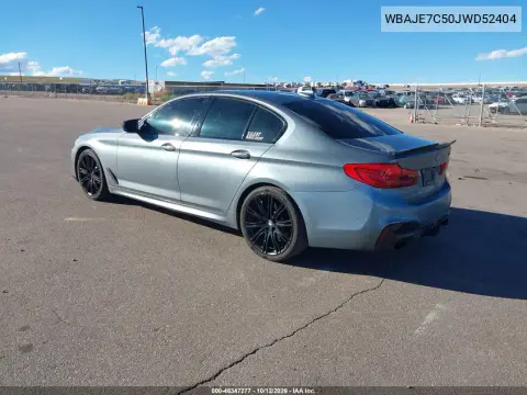 2018 BMW 540I xDrive VIN WBAJE7C50JWD52404 фото 4