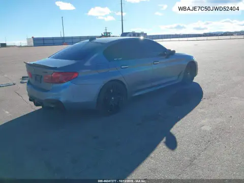 2018 BMW 540I xDrive VIN WBAJE7C50JWD52404 фото 5