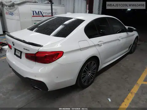 2020 BMW 540I VIN WBAJS1C09LWW63498 фото 5