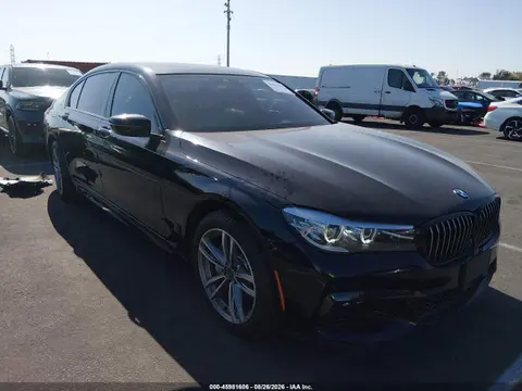 WBA7E2C51KB217712 — 2019 BMW 740I, Задняя часть слева (Left Rear), фото до ремонта