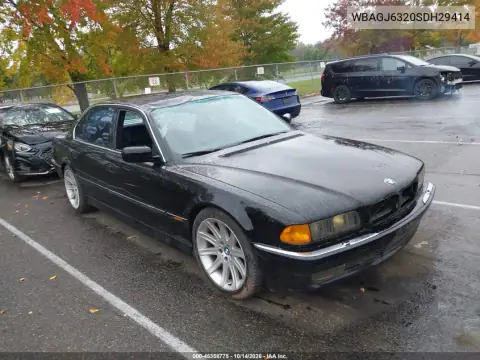 WBAGJ6320SDH29414 — 1995 BMW 7ER, Передняя часть, фото до ремонта
