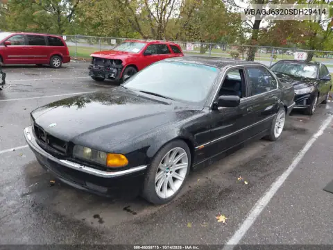 WBAGJ6320SDH29414 — 1995 BMW 7ER, фото 2 с аукциона IAAI, Передняя часть