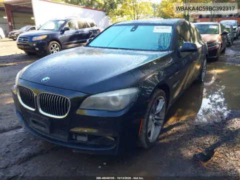 WBAKA4C59BC392317 — 2011 BMW 7ER, фото 3 с аукциона IAAI 15.10.2026, Естественный износ