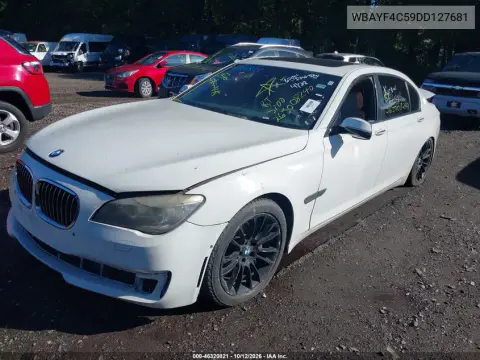 2013 BMW 740Li xDrive VIN WBAYF4C59DD127681 фото 2