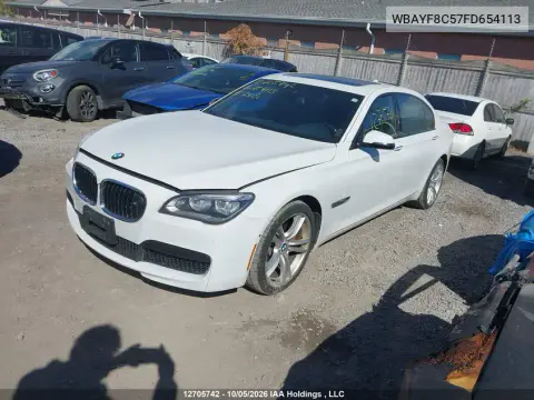 2015 BMW 7 Series 7 Series 750Li xDrive VIN WBAYF8C57FD654113 фото 3