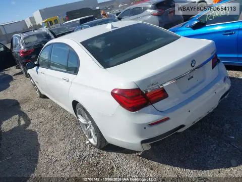 2015 BMW 7 Series 7 Series 750Li xDrive VIN WBAYF8C57FD654113 фото 4