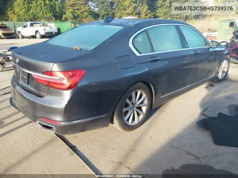 2017 BMW 740I VIN WBA7E2C58HG739376 фото 5