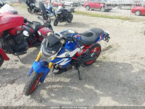 2025 BMW G310 R VIN WB30G4308SRB11660 фото 2