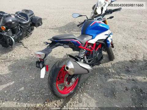 2025 BMW G310 R VIN WB30G4308SRB11660 фото 4