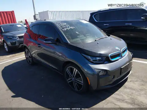 WBY1Z8C35HV892595 — 2017 BMW i3, Передняя часть, фото до ремонта