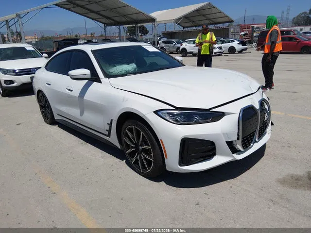 2023 BMW I4 Edrive40 VIN WBY73AW0XPFR08075 фото 1