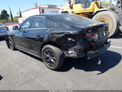 2025 BMW I4 Gran Coupe Edrive40 VIN WBY23HD02SFU97026 фото 3