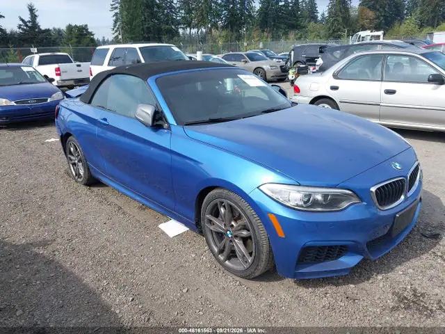 WBA1M1C58GV394380 BMW M235I 2016 — повреждение Задняя часть, фото до ремонта