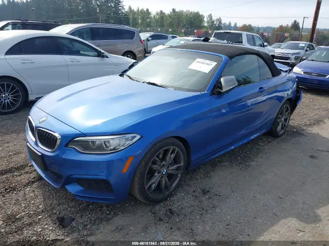 WBA1M1C58GV394380 — 2016 BMW M235I, фото 2 с аукциона IAAI 14.10.2026, Задняя часть