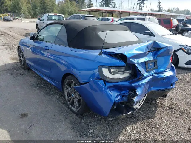 WBA1M1C58GV394380 — 2016 BMW M235I, фото 3 с аукциона IAAI 14.10.2026, Задняя часть