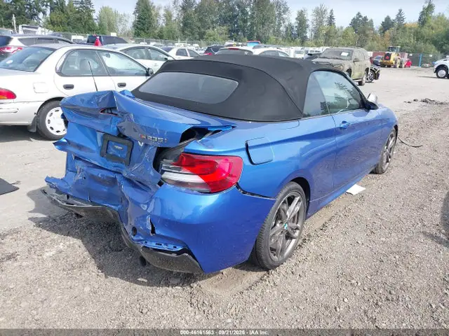 WBA1M1C58GV394380 — 2016 BMW M235I, фото 4 с аукциона IAAI 14.10.2026, Задняя часть