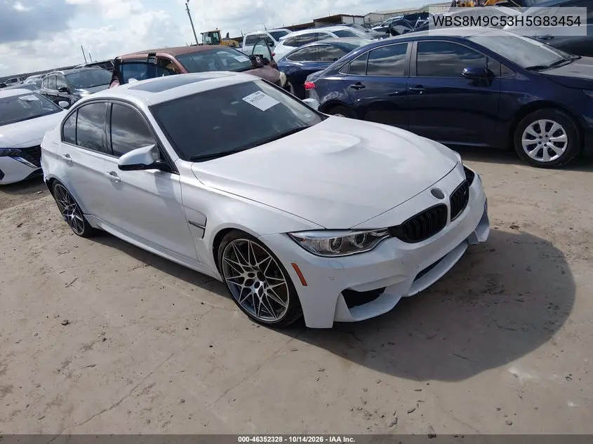 WBS8M9C53H5G83454 BMW M3 2017 — повреждение Передняя и задняя части, фото до ремонта