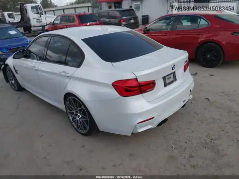 WBS8M9C53H5G83454 — 2017 BMW M3, фото 3 с аукциона IAAI, Передняя и задняя части