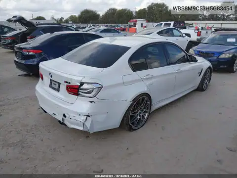 WBS8M9C53H5G83454 — 2017 BMW M3, фото 4 с аукциона IAAI, Передняя и задняя части