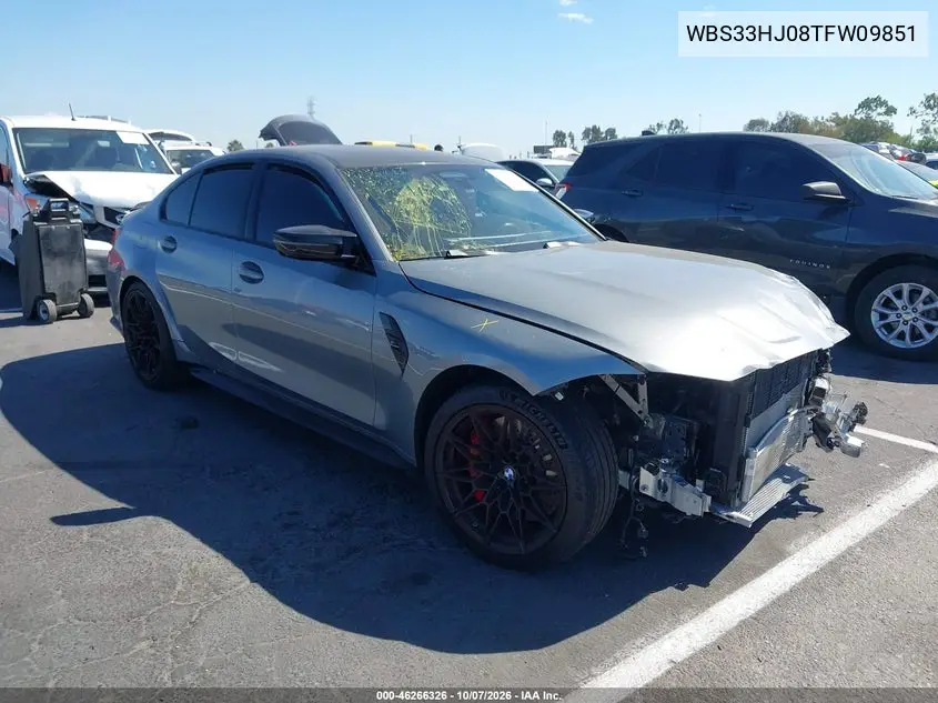 2026 BMW M3 Competition xDrive VIN WBS33HJ08TFW09851 фото 1