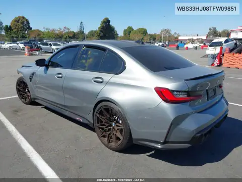 2026 BMW M3 Competition xDrive VIN WBS33HJ08TFW09851 фото 3