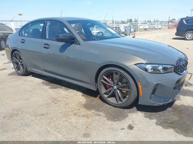 3MW49FS07R8E22726 — 2024 BMW M340I, Передняя часть слева (Left Front), фото до ремонта