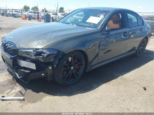 3MW49FS07R8E22726 — 2024 BMW M340I, фото 2 с аукциона IAAI 30.09.2026, Передняя часть слева
