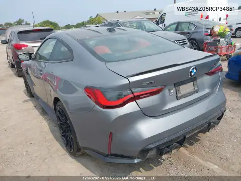 2024 BMW M4 Competition VIN WBS43AZ05RCP34851 фото 3