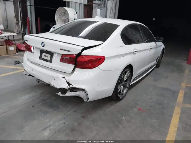 WBAJB9C59JB287366 — 2018 BMW M550I Xdrive, фото 4 с аукциона IAAI 13.10.2026, Задняя часть